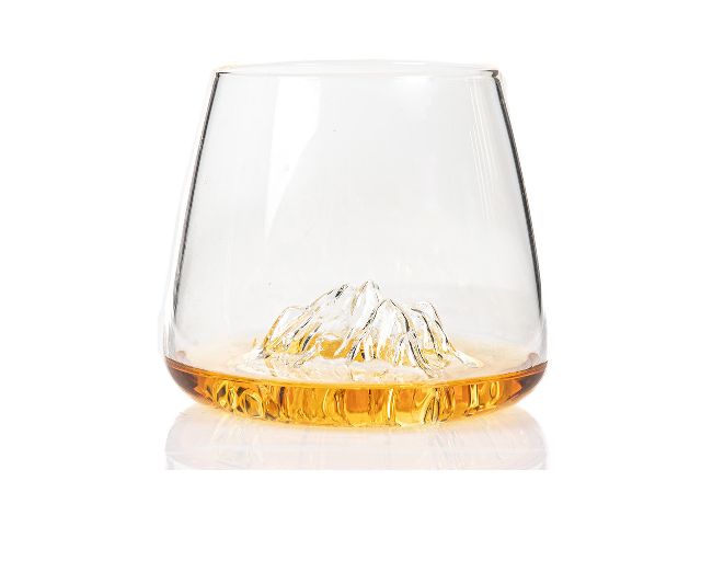 Set Bicchieri Whisky Topographic Tre Cimemonte Rosa 2 Pezzi Alaskan Maker 189443 200tcmr