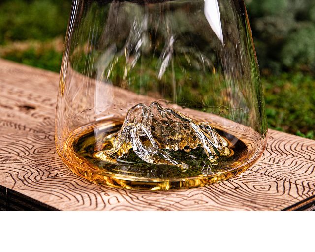 Set Bicchieri Whisky Topographic Tre Cimemonte Rosa 2 Pezzi Alaskan Maker 189443 200tcmr