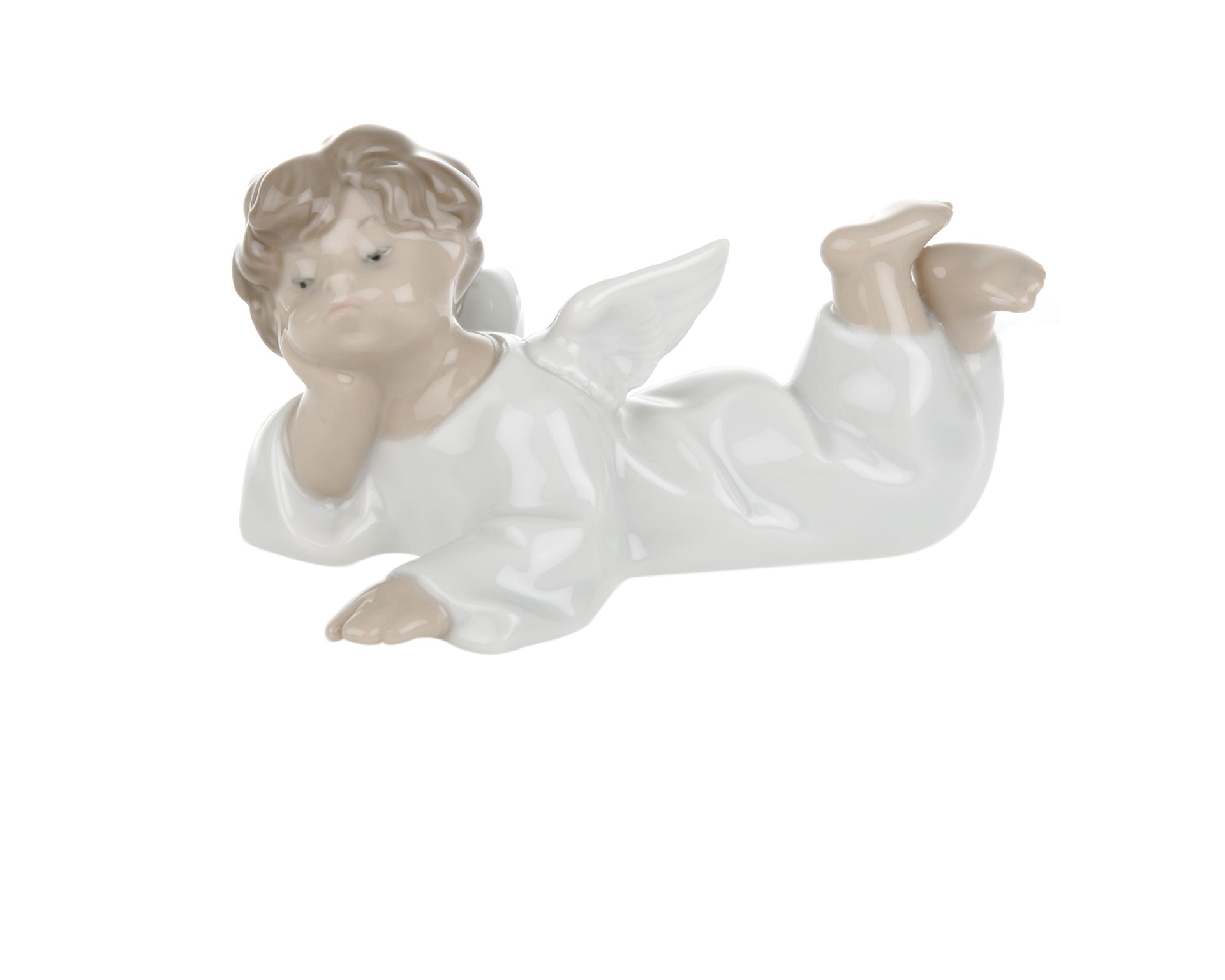 Angel Laying Down Porcelain Lladro