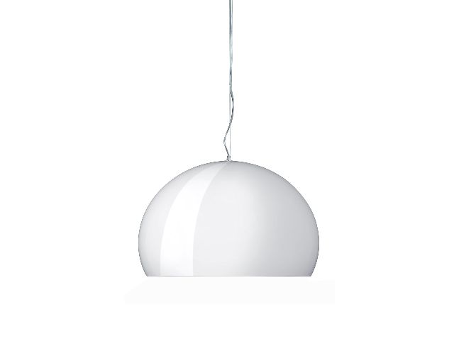 Lampada sospensione big fl/y bianco lucido