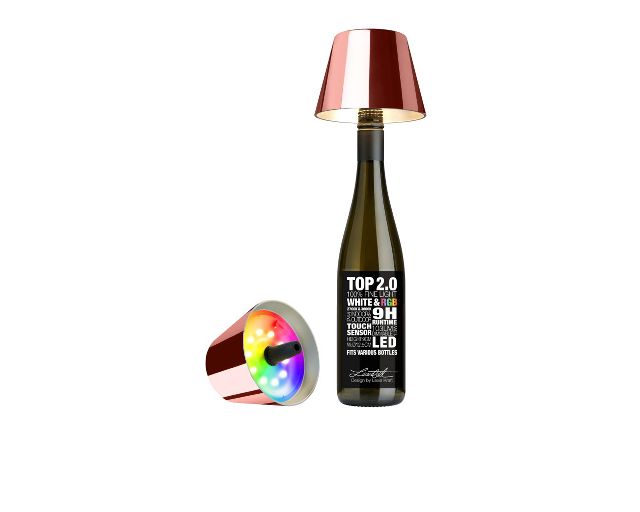 Bottle lamp top 2.0 rose gold