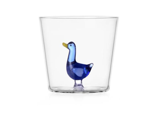 Bicchiere tumbler animal farm oca blu