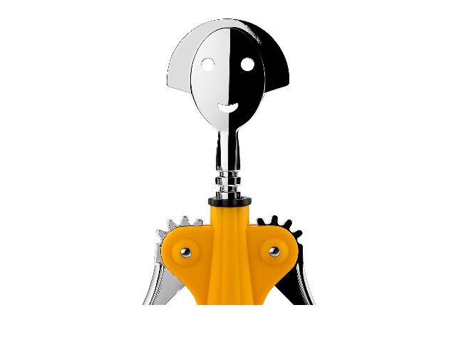 Cavatappi Anna G Giallo Con Zama Cromata Alessi 170045 902am01dy