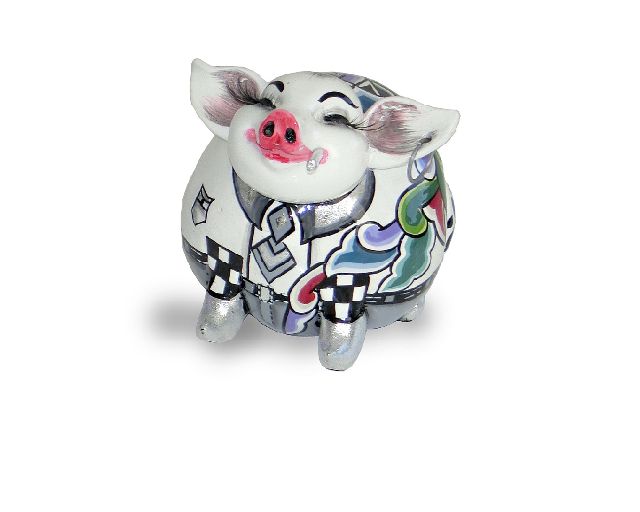 Pig hendrik hand painted