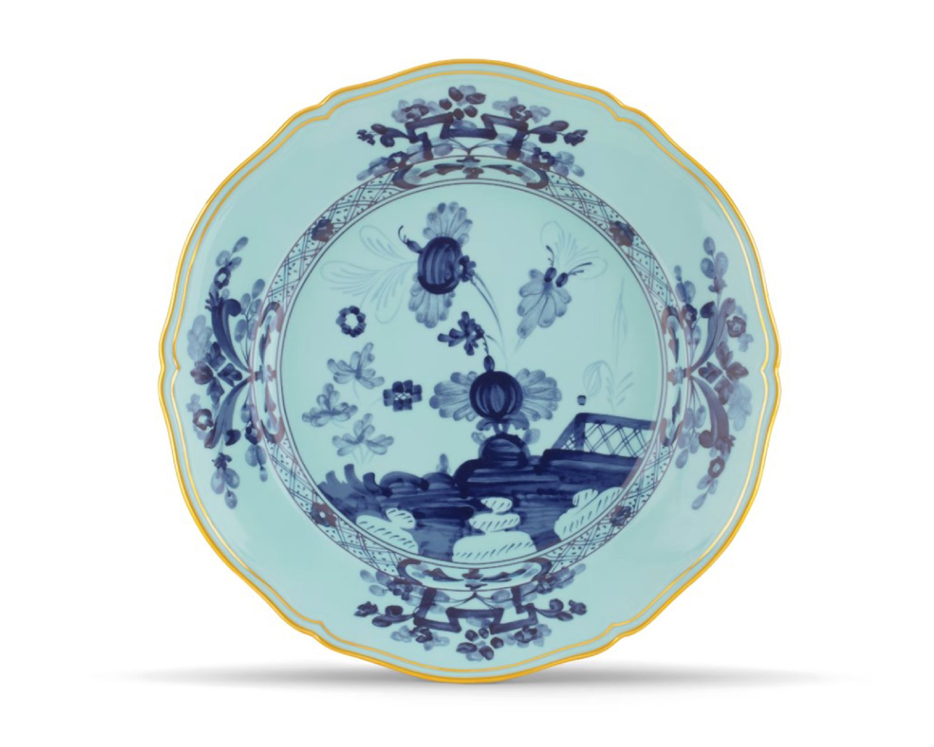 Round Tray Oriente Italiano Iris Porcelain Richard Ginori 189283 F00300vs2100310a62