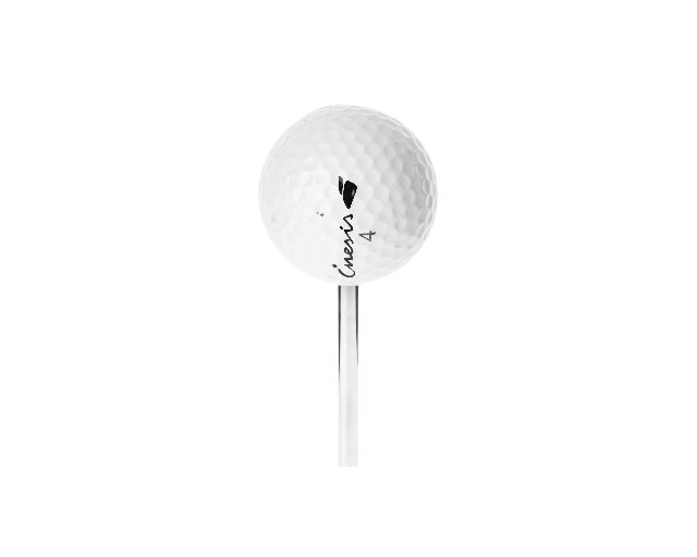 Table Clock Golf Ball Silver Selezione Zanolli
