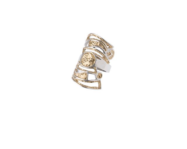 Anello osservando l'infinito argento