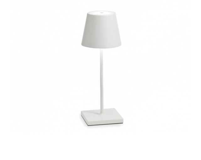 Lampada da tavolo poldina pro mini bianco