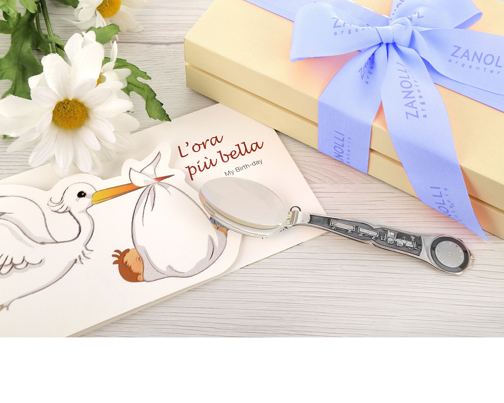 Spoon Lora Piu Bella Silver With Case Selezione Zanolli