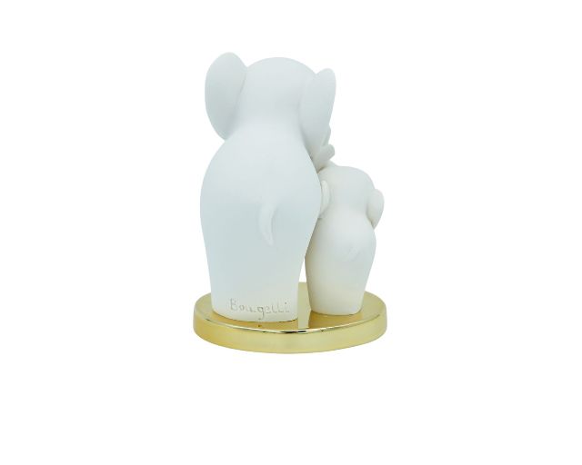 Figurina Elefantini Bianchi Con Base Oro Selezione Zanolli 177125 890me2395or