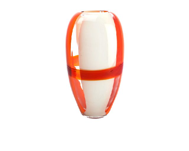 Vase ogiva murano glass nuvole