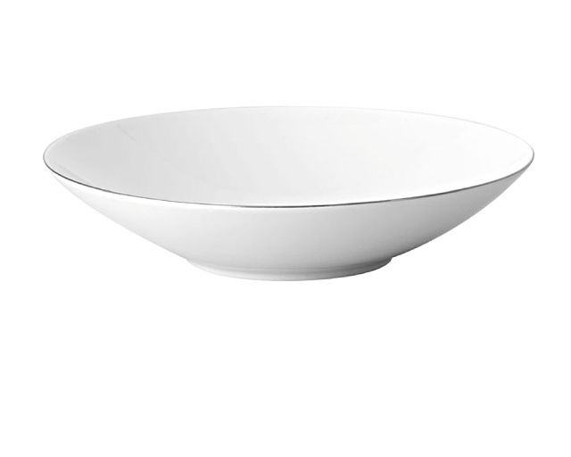 Soup plate tac gropius platin porcelain