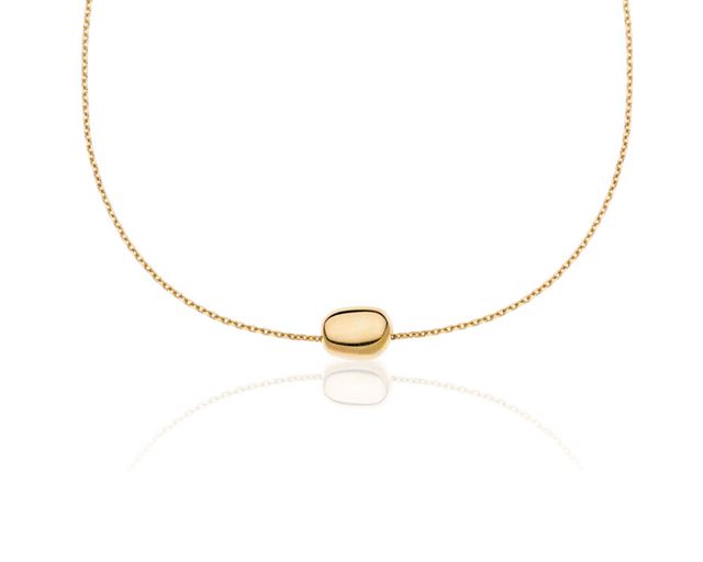 Collana boule argento dorato