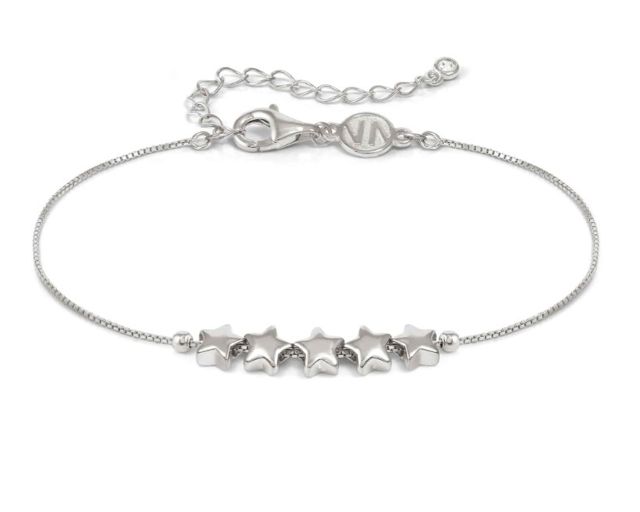 Bracciale armonica argento stelle