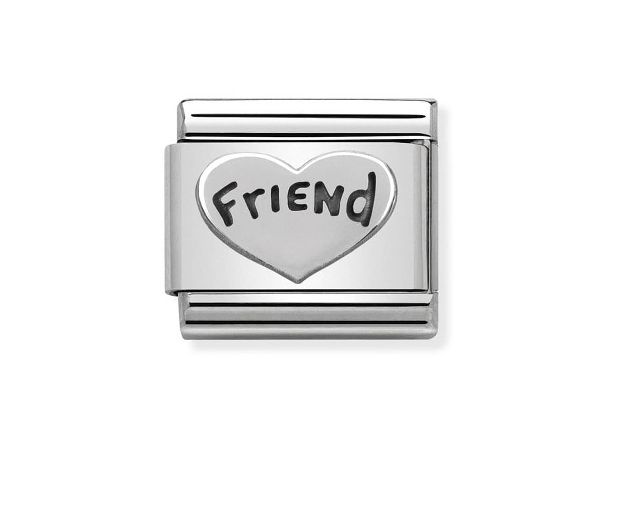 Bracciale Composable Acciaio Cane Best Friend Nomination 161604 754brccane