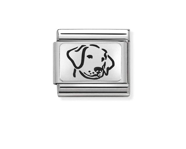 Bracciale Composable Acciaio Cane Best Friend Nomination 161604 754brccane