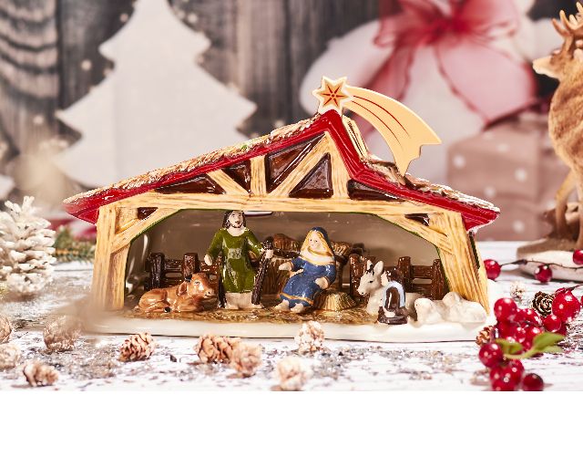 Idea regalo natale presepio christmas toys memory porcellana