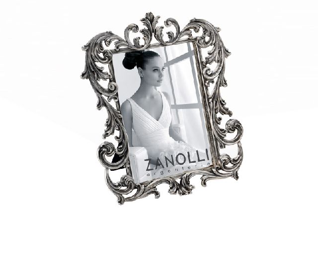 Cornice argento in stile barocco