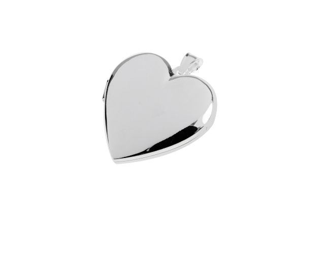 Ciondolo portafoto cuore argento