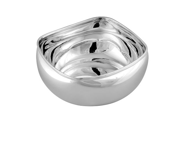 Square bowl silver plated