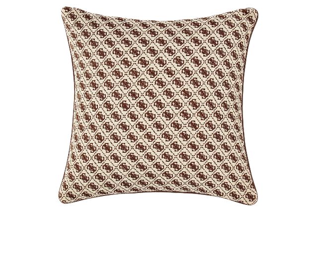 Cuscino in jacquard burgundy