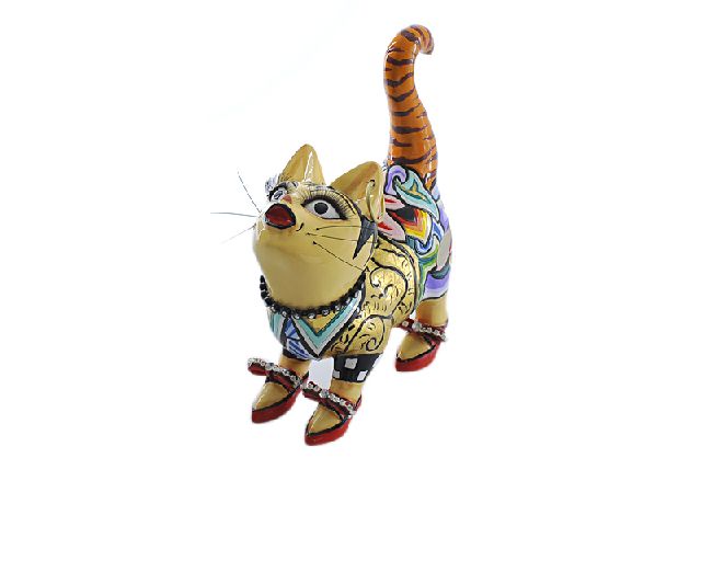 Cat kitty s hand painted