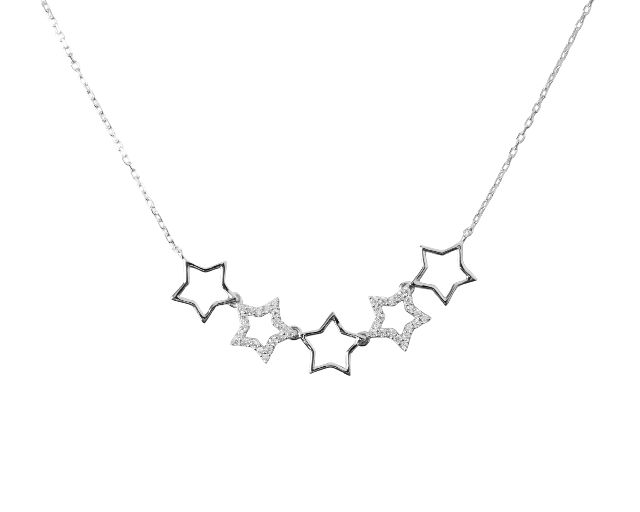 Collana argento con cubic zirconia