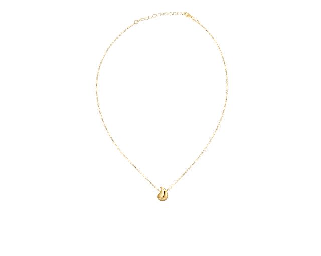 Collana Argento Dorato Con Pendente Goccia Selezione Zanolli 185875 611cl00391