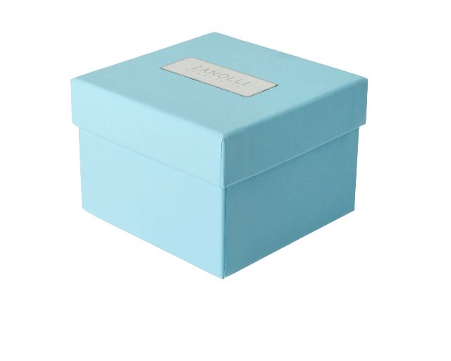Portacandela Azzurro Con Ciondolo Angelo Selezione Zanolli 178099 912mz24564
