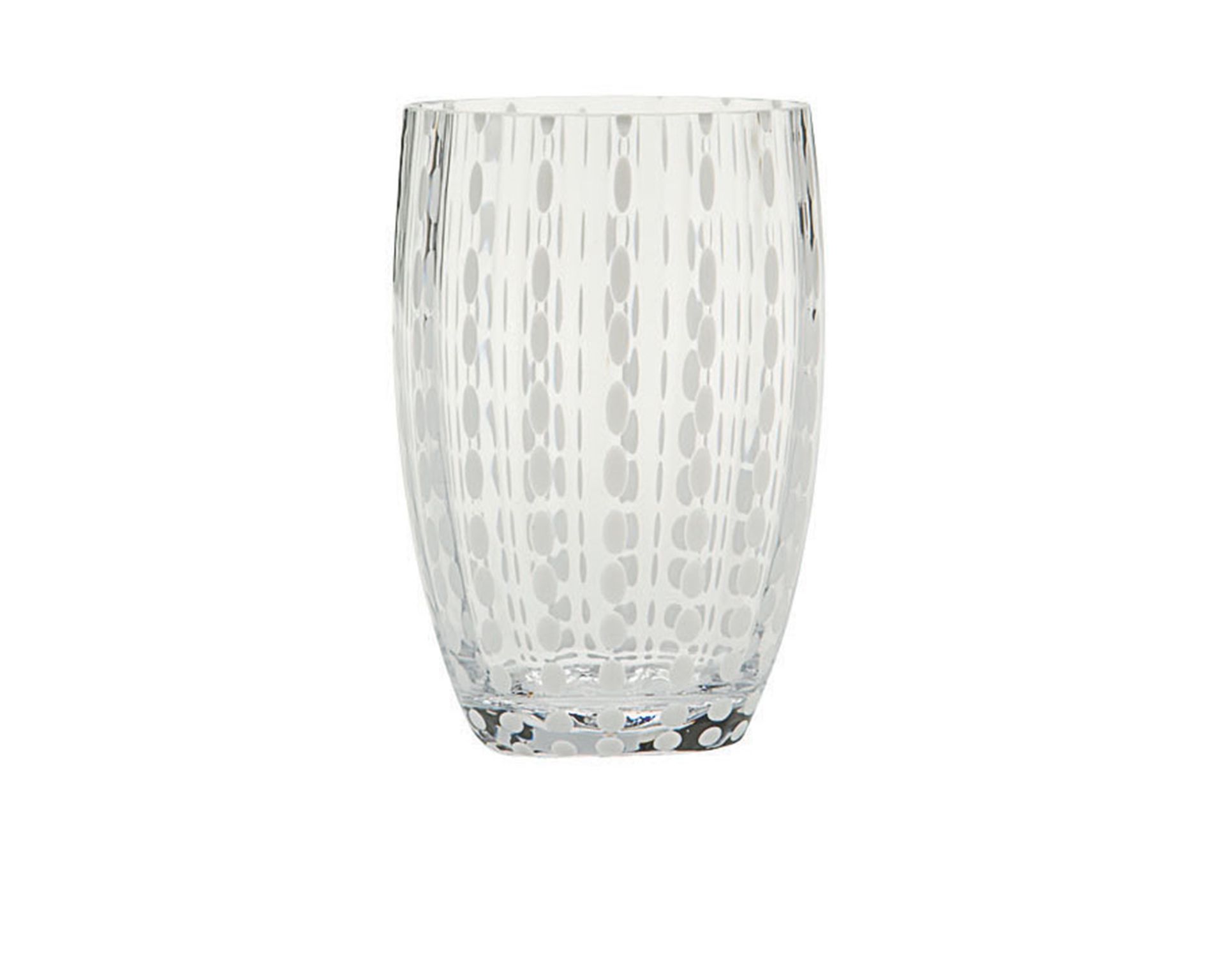 Bicchiere Tumbler Perle Trasparente Zafferano 175845 978pr00101