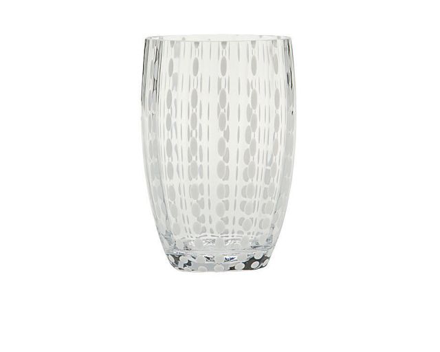 Bicchiere tumbler perle trasparente