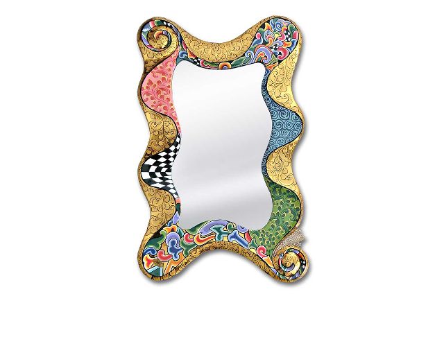 Mirror mellow hand painted