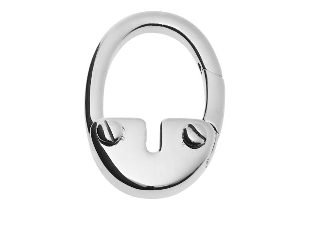 Portachiavi lucchetto argento