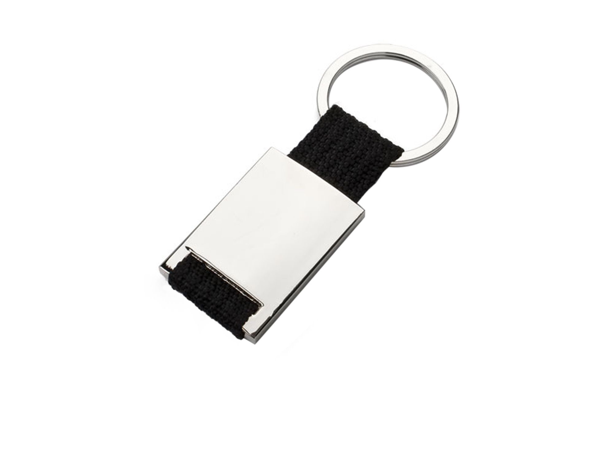 Keyring With Black Tissue Selezione Zanolli