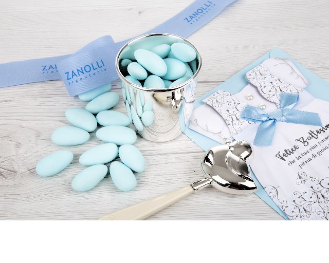 Baby glass silver in english style
