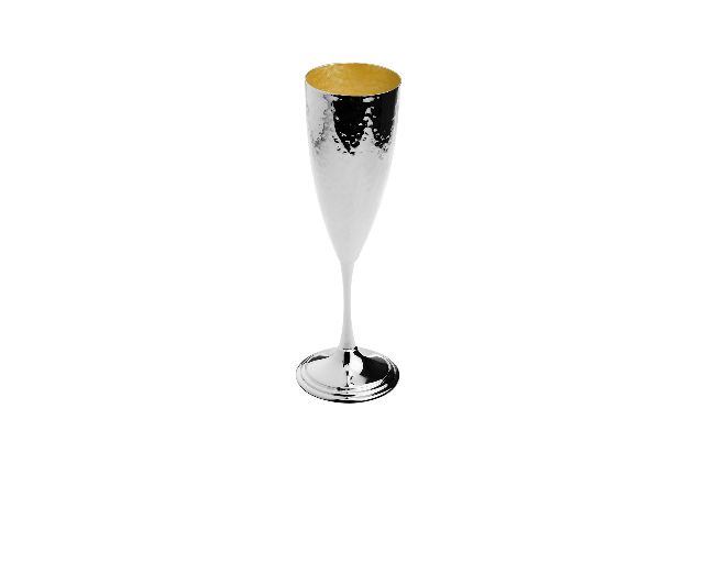 Flute Argento Trilaminato Con Interno Dorato Selezione Zanolli 138270 624bfl01oro