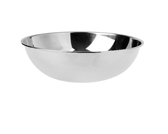 Round bowl silver plated