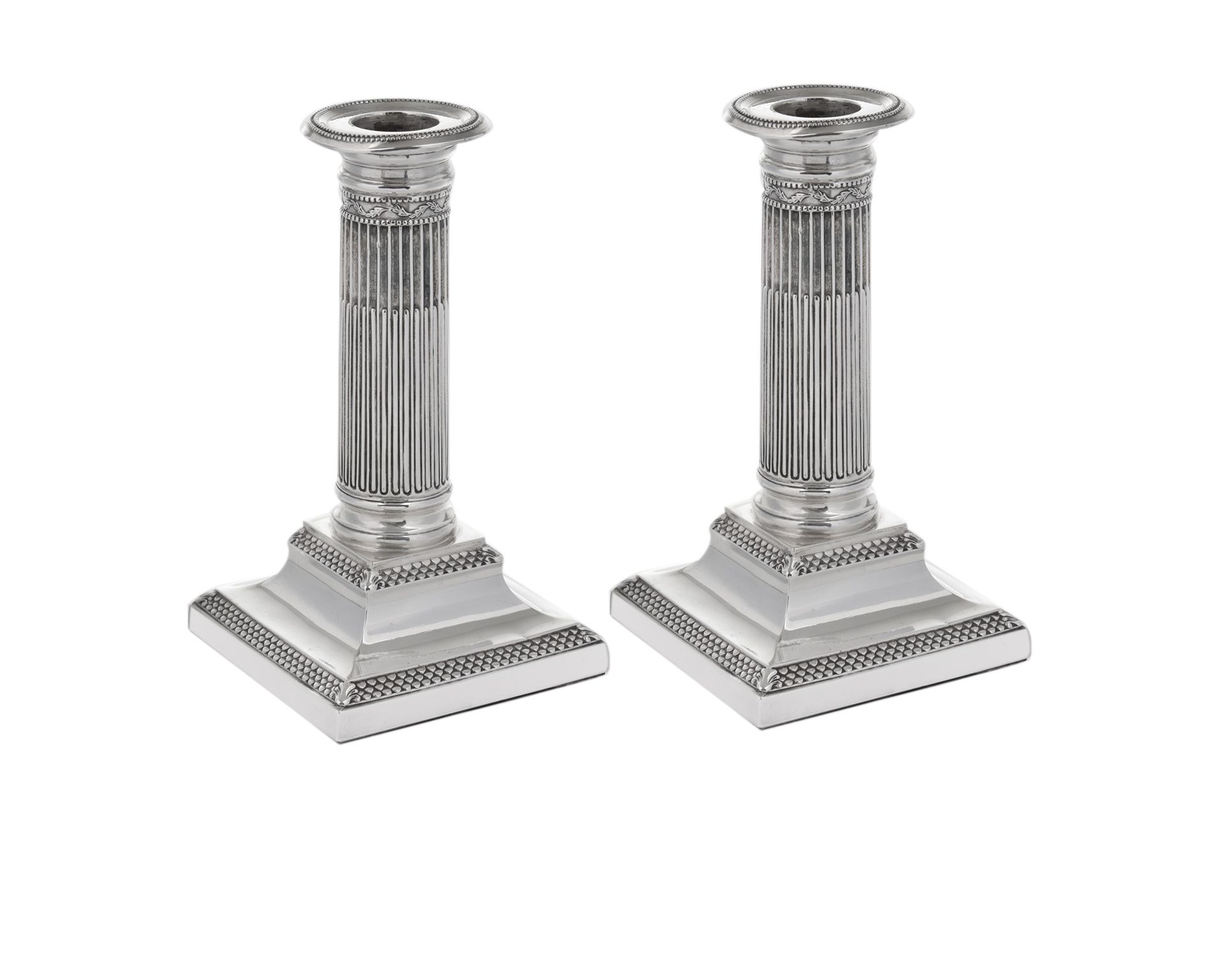 Candelholders Silver London Gb 1879 Selezione Zanolli 50690 V77r1299