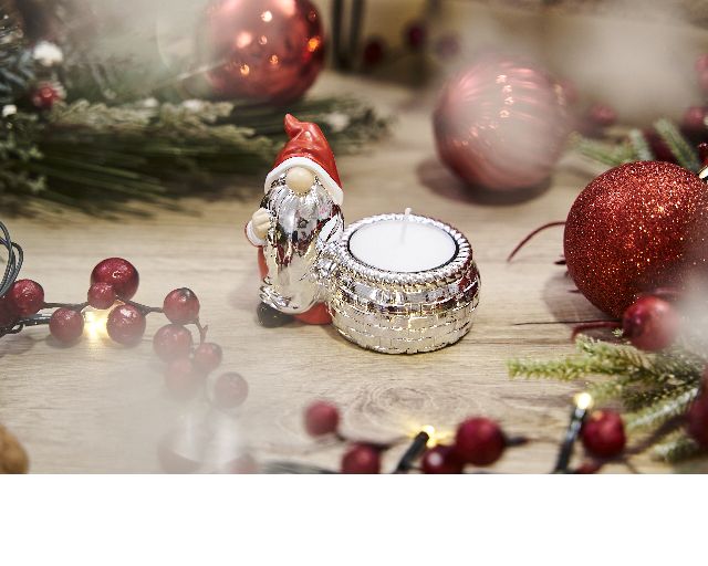 Tealight santa claus red
