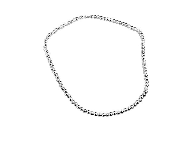 Balls necklace silver