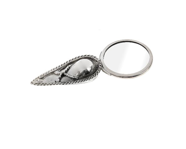 Idea regalo laurea lente d'ingrandimento argento