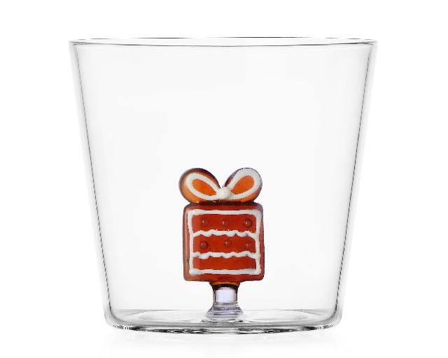 Tumbler glass gingerbread gift sweet & candy
