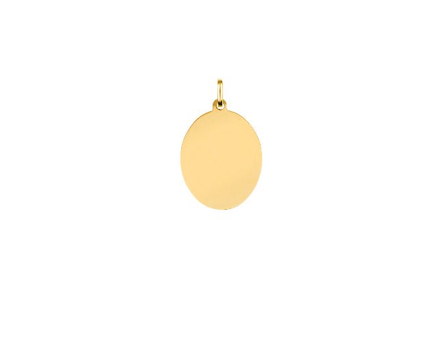 Ciondolo ovale oro 750‰