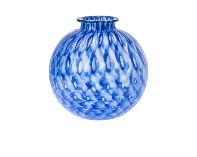 Vase sfera blue balletton