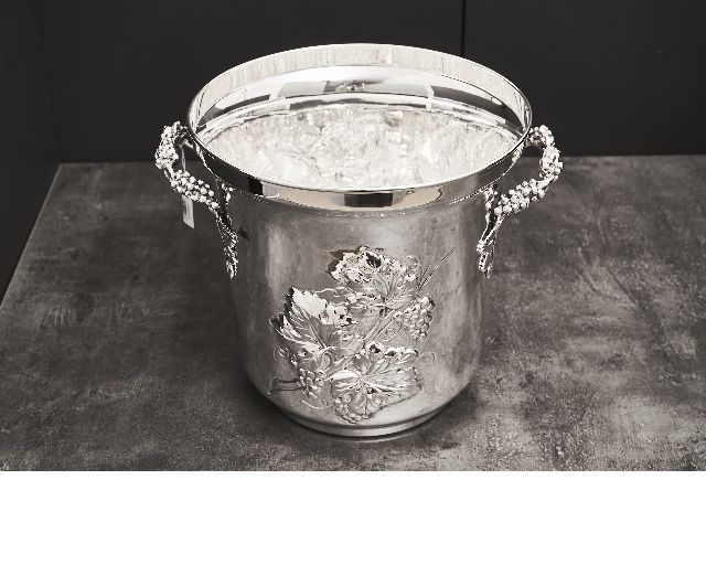 Wine bucket silver 1290 grammi