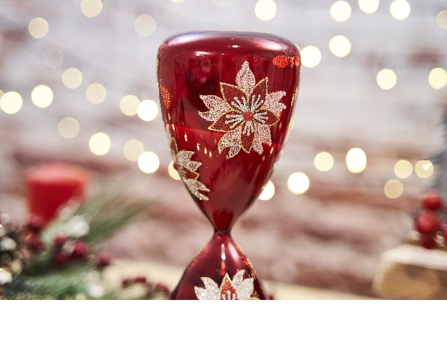 Idea Regalo Natale Clessidra Natale Rossa Selezione Zanolli 184067 592n862601