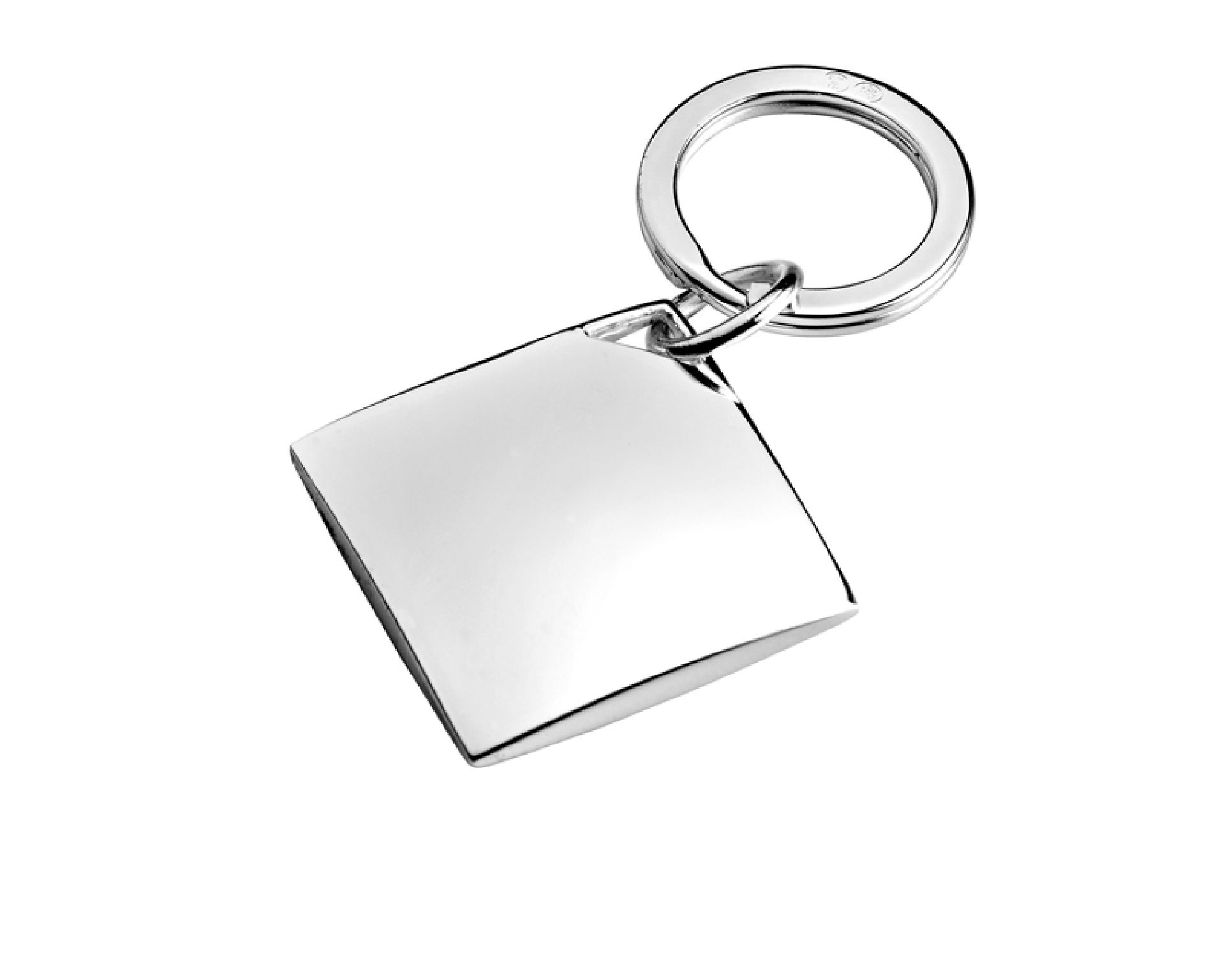 Keychain Diamond Silver Plated Selezione Zanolli