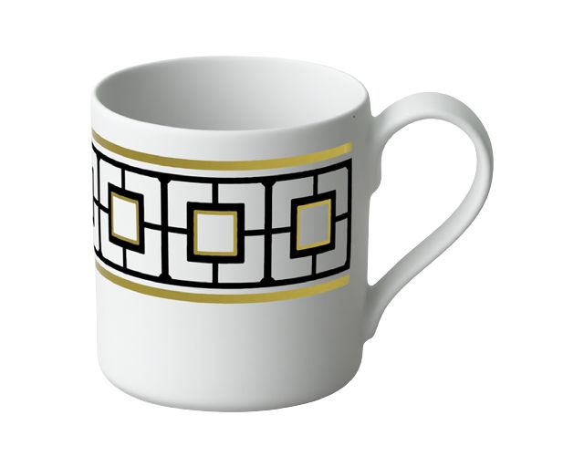 Coffee cup metrochic porcelain