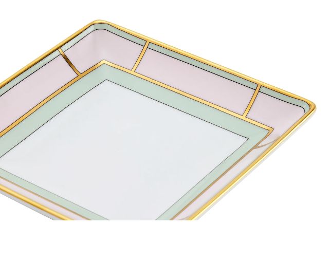 Square Valet Tray Diva Porcelain Pink Richard Ginori 183620 F17201cp22013xd02