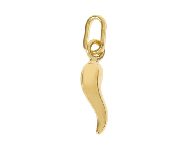 Pendant lucky horn gold 750‰